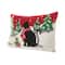 Glitzhome&#xAE; Hooked Christmas Cat Pillow